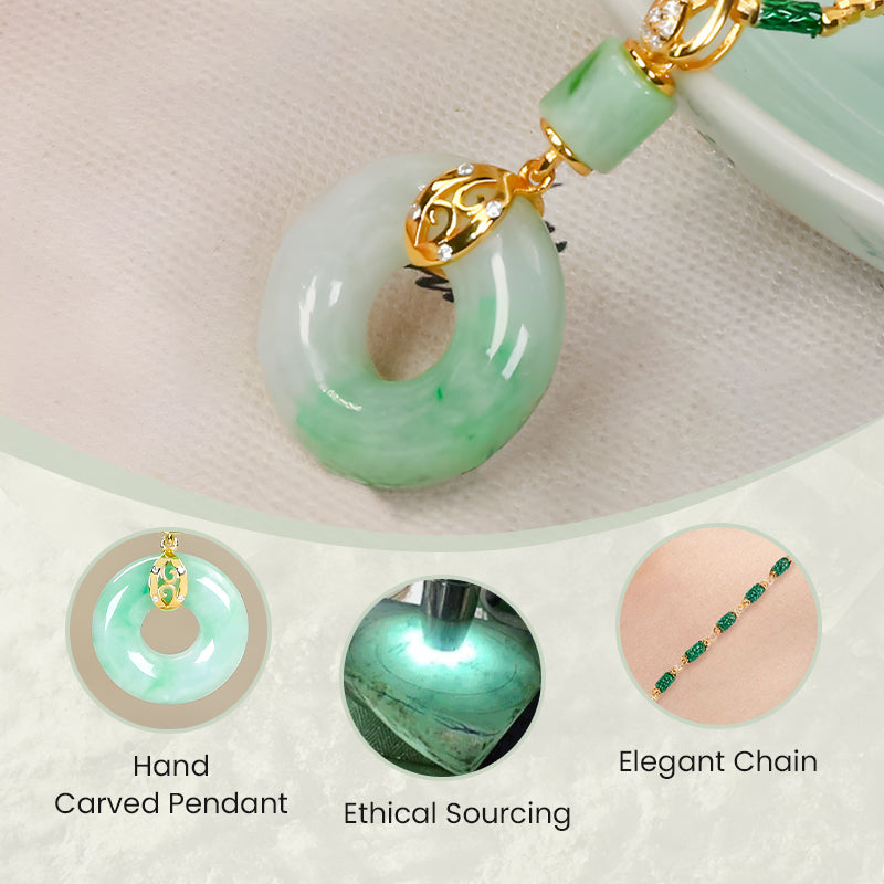 ⏳Limited-time 50% off⏰Hetian Jade Prayer Peace Buckle📿