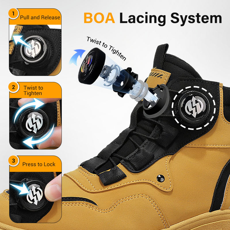 ⏳Limited-time 50% off⏰Men's outdoor swivel buckle work shoes🥾