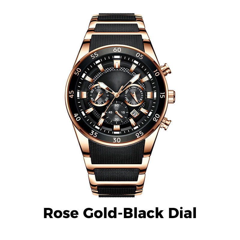 ⏳Limited-time 50% off⏰Men's Waterproof Multifunctional Quartz Watch⌚