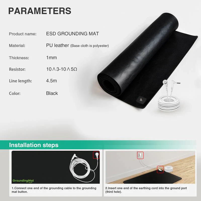 ⏳Limited-time 50% off⏰Indoor Grounding Mat for Better Sleep⚡💤