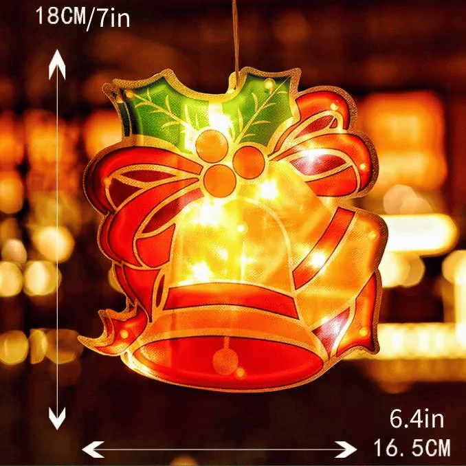 ⏳Limited-time 50% off⏰Christmas Window Hanging Lights🎄🎅