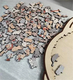⏳Limited-time 50% off⏰135-Piece Morandi-Colored Cat Shaped Wooden Jigsaw Puzzle😸