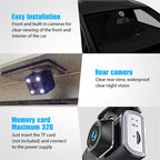 ⏳Limited-time 50% off⏰Dash Cam 3 Cameras 1080P HD – Front + Interior + Rear with Reverse🚗🎥