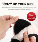 ⏳Limited-time 50% off⏰Universal Non-slip Soft Cute Cat Ears Plush Steering Wheel Cover🐼😽