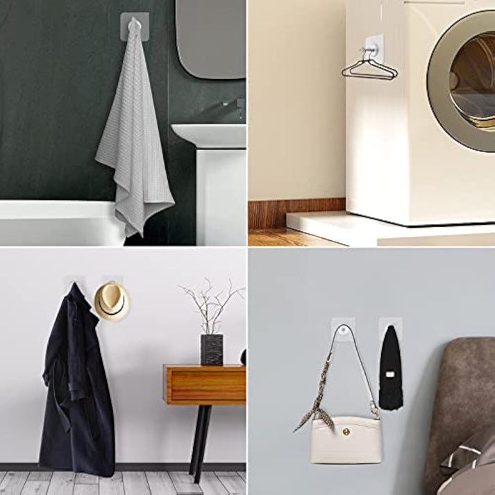 ⏳Limited-time 50% off⏰Shock & Screw-Free Self-Adhesive Hook – Strong Hold, No Wall Damage & Holds Up to 2kg 🔩🧱