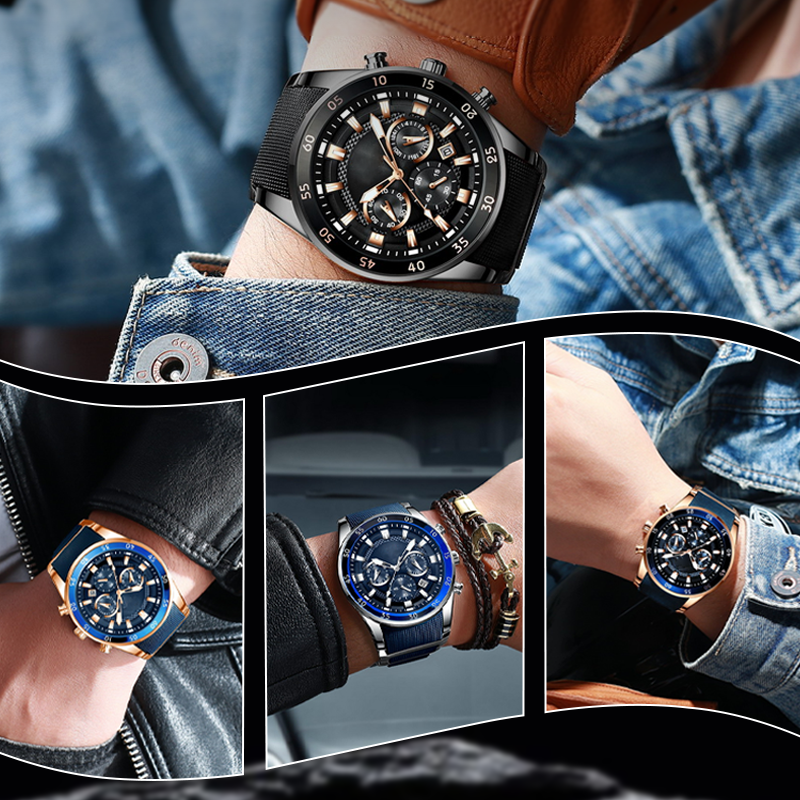⏳Limited-time 50% off⏰Men's Waterproof Multifunctional Quartz Watch⌚