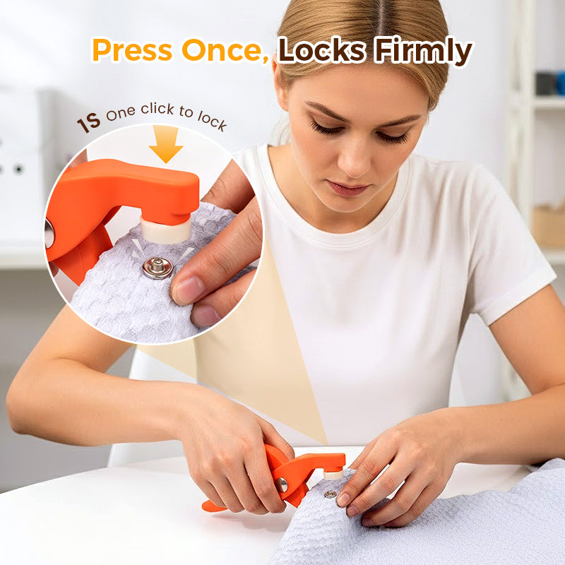 ⏳Limited-time 50% off⏰Metal Snap Buttons with Fastener Plier Tool Kit📍
