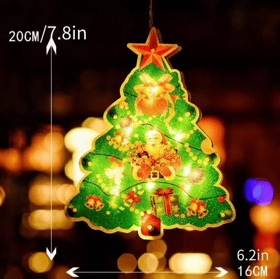 ⏳Limited-time 50% off⏰Christmas Window Hanging Lights🎄🎅