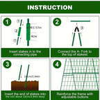 ⏳Limited-time 50% off⏰A-Frame Garden Trellis for Climbing Plants🍇🥒