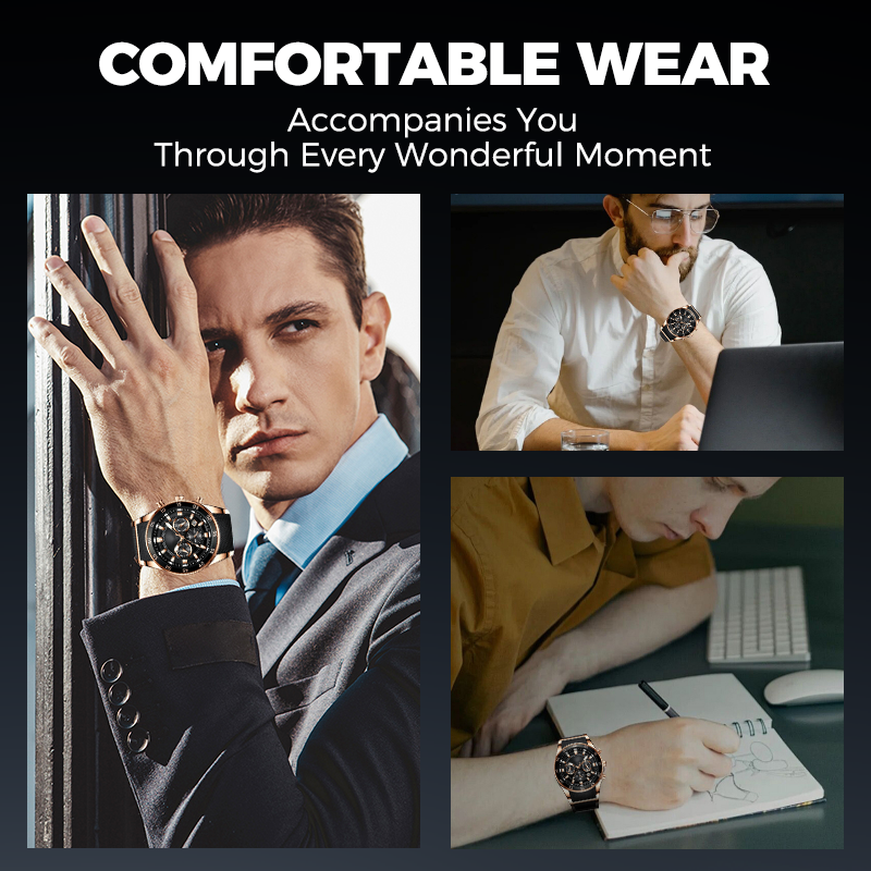 ⏳Limited-time 50% off⏰Men's Waterproof Multifunctional Quartz Watch⌚