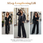 Limited-time 50% off⏰Women's Sequin Sparkle Wide Leg Pants with Elastic Waistband👖✨