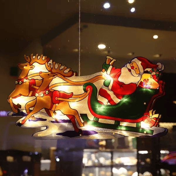⏳Limited-time 50% off⏰Christmas Window Hanging Lights🎄🎅