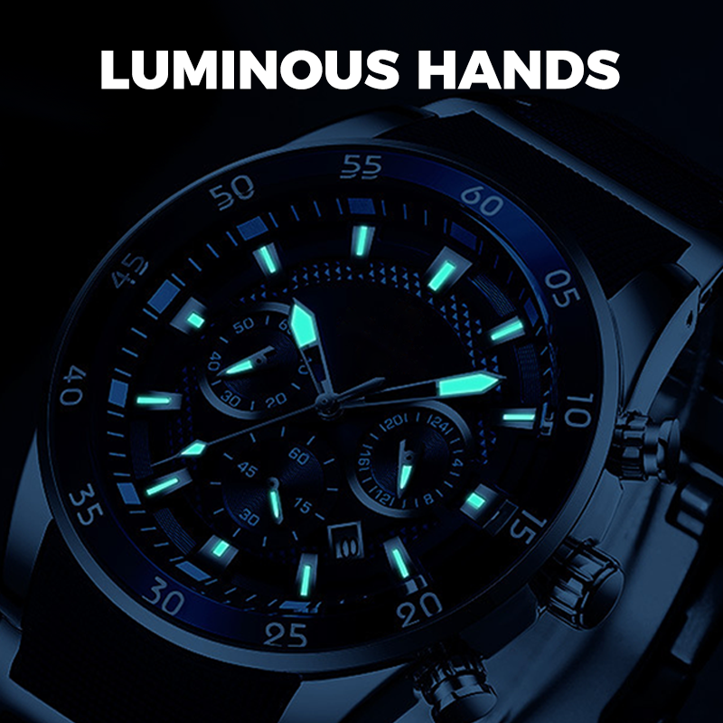 ⏳Limited-time 50% off⏰Men's Waterproof Multifunctional Quartz Watch⌚
