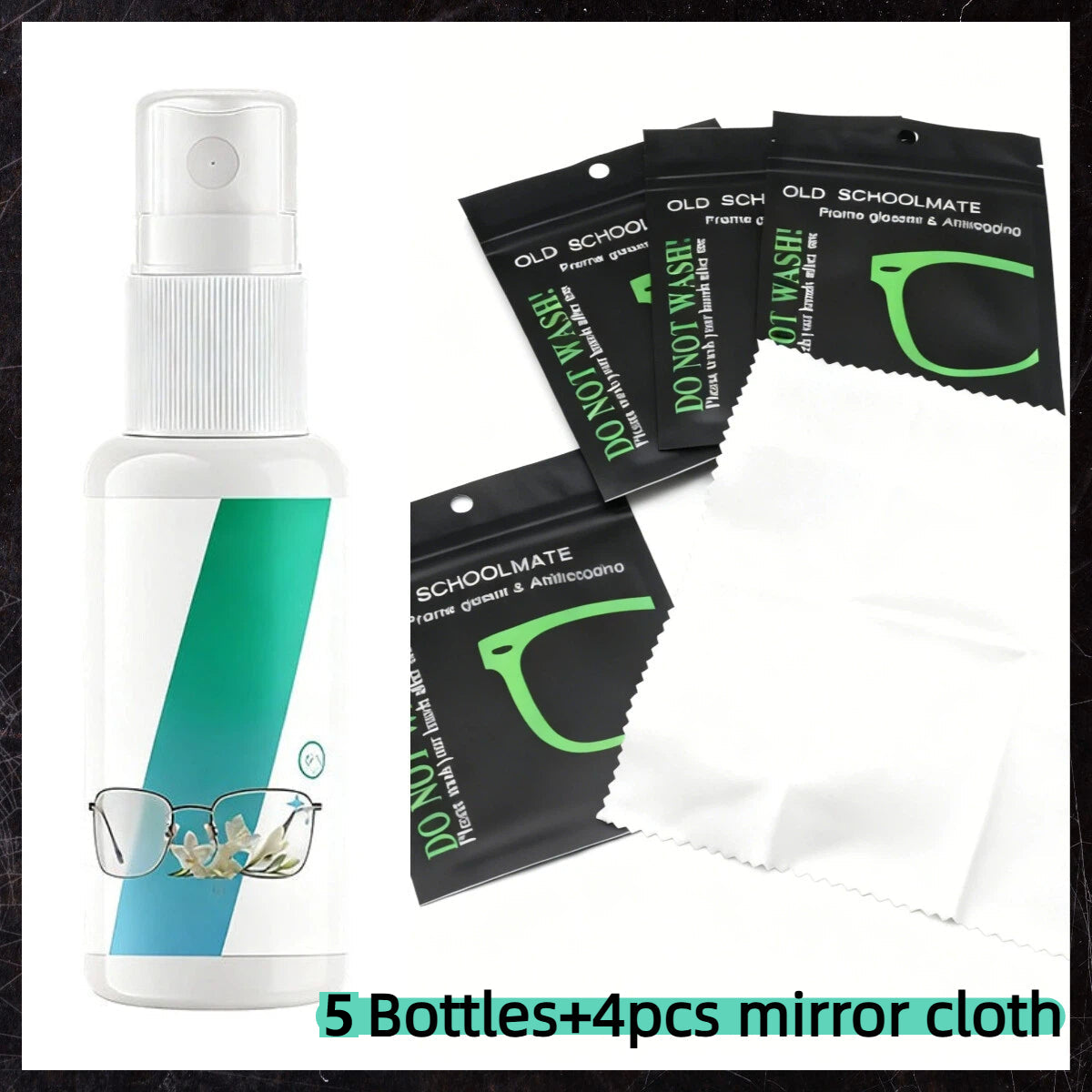 ⏳Limited-time 50% off⏰Multi-Purpose Glasses and Mirror Anti-Fog Cleaning Spray👓✨