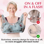 2024 New Lace Buttonless Comfortable Bra