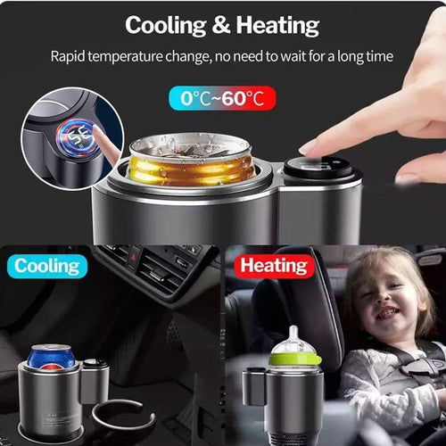 2-in-1 Vehicle-Mounted Intelligent Cooling and Heating Cup