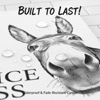 ⏳Limited-time 50% off⏰Funny Bathroom Wall Art - "Nice Ass" Donkey Print🫏🖼️