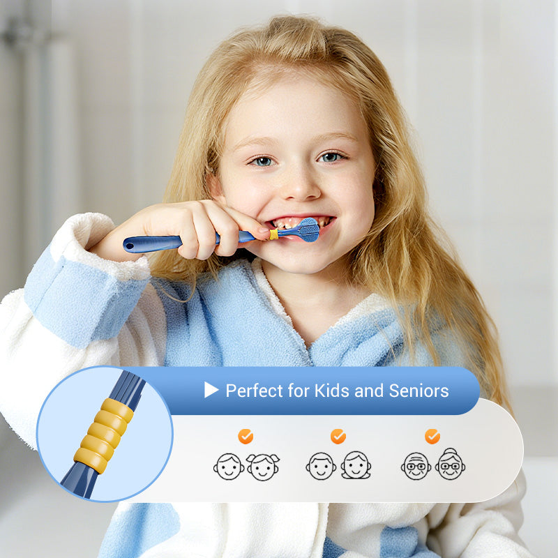 ⏳Limited-time 50% off⏰Three-Headed Multi-Angle Cleaning Toothbrush🦷✨