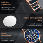 ⏳Limited-time 50% off⏰Men's Waterproof Multifunctional Quartz Watch⌚