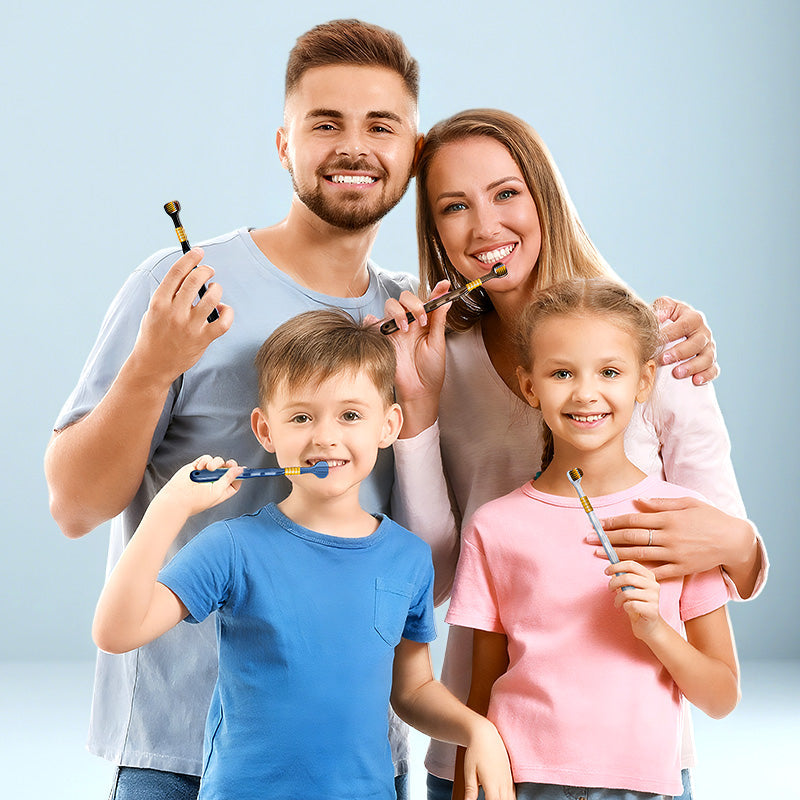 ⏳Limited-time 50% off⏰Three-Headed Multi-Angle Cleaning Toothbrush🦷✨