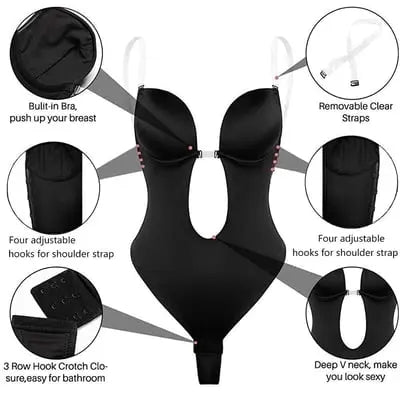 ⏳Limited-time 50% off⏰Backless Body Shaper Bra - Seamless Lift & Tummy Control | Invisible Under Backless Dresses & Tops👙