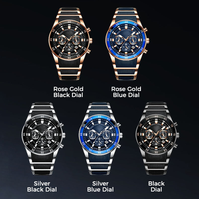⏳Limited-time 50% off⏰Men's Waterproof Multifunctional Quartz Watch⌚