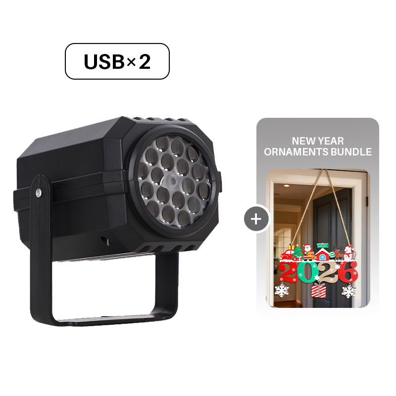 ⏳Limited-time 50% off⏰Rotating LED Christmas Pattern Projector Light🎅🎄