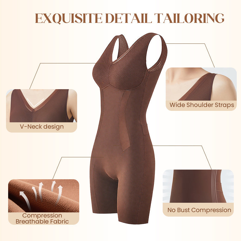 ⏳Limited-time 50% off⏰Tummy Tuck & Hip Lift Traceless One-piece Shapewear👙