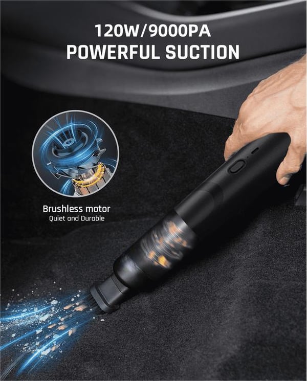 ⏳Limited-time 50% off⏰Slim V8 Mate Cordless Car Vacuum High Power 12000Pa/30AW🚗🍃
