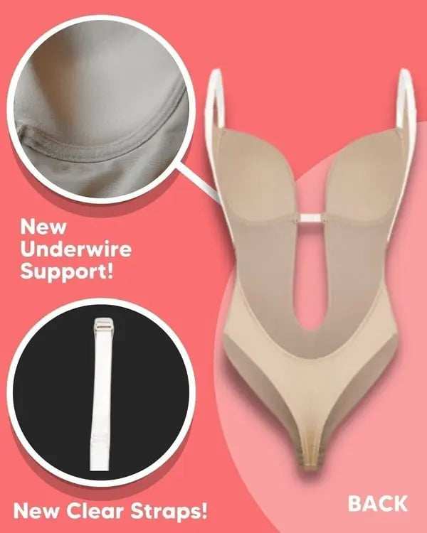 ⏳Limited-time 50% off⏰Backless Body Shaper Bra - Seamless Lift & Tummy Control | Invisible Under Backless Dresses & Tops👙