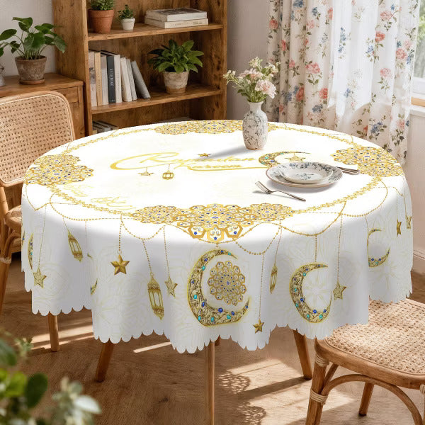 ⏳Limited-time 50% off⏰Festive Floral Print Tablecloth🏰🎑