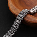 ⏳Limited-time 50% off⏰Tibetan Prayer Wheel Bracelet – 925 Sterling Silver, Lucky Charm & Valentine's Day Gift⛓️
