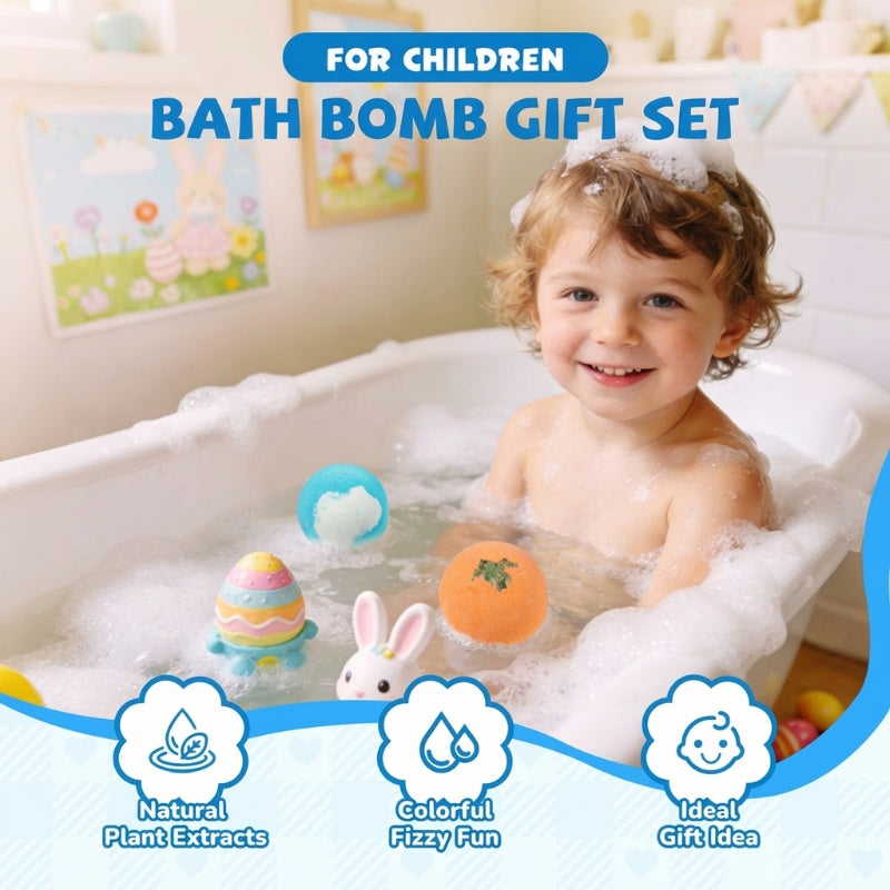 12-Piece Bath Bomb Gift Set for Kids