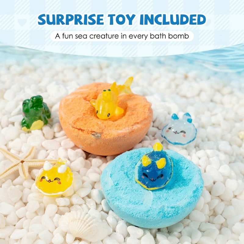 12-Piece Bath Bomb Gift Set for Kids