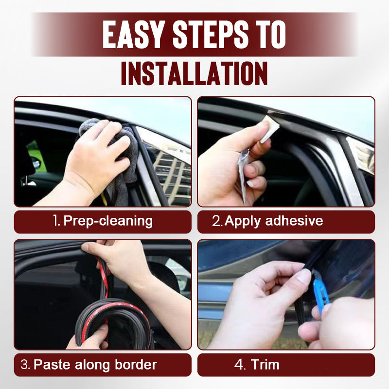 ⏳Limited-time 50% off⏰Car Noise Reduction Dust-Proof Rubber Seal Strip🚗🧷
