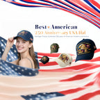 United States 250th Anniversary Eagle Patriotic Baseball Cap