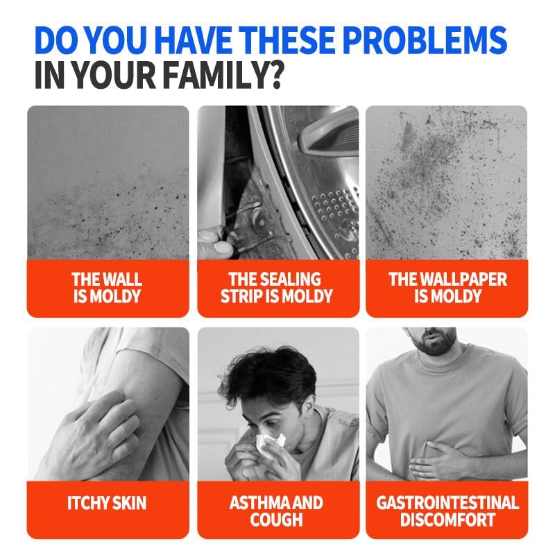 ⏳Limited-time 50% off⏰Highly Effective Mould Removal Spray🏡