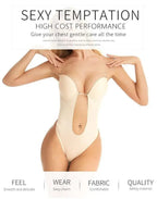 ⏳Limited-time 50% off⏰Backless Body Shaper Bra - Seamless Lift & Tummy Control | Invisible Under Backless Dresses & Tops👙