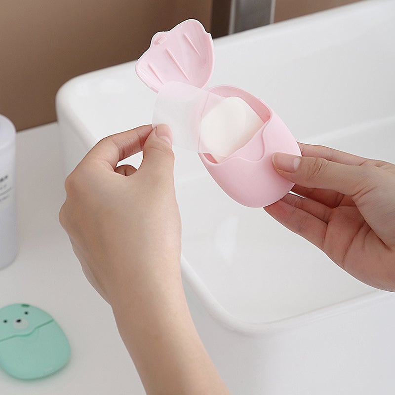 ⏳Limited-time 50% off⏰Outdoor Portable Soap Paper (50 tablets per box)🧼
