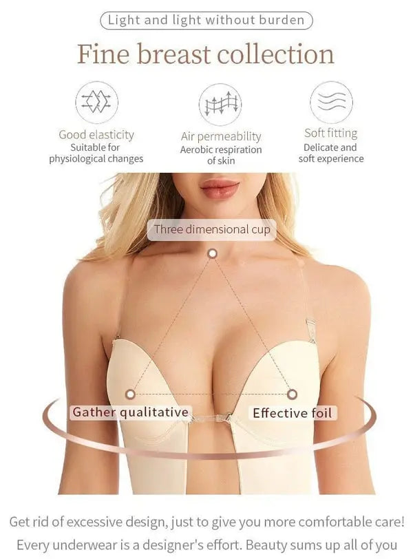 ⏳Limited-time 50% off⏰Backless Body Shaper Bra - Seamless Lift & Tummy Control | Invisible Under Backless Dresses & Tops👙