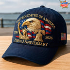 United States 250th Anniversary Eagle Patriotic Baseball Cap