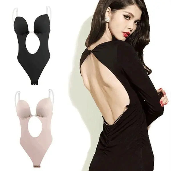 ⏳Limited-time 50% off⏰Backless Body Shaper Bra - Seamless Lift & Tummy Control | Invisible Under Backless Dresses & Tops👙