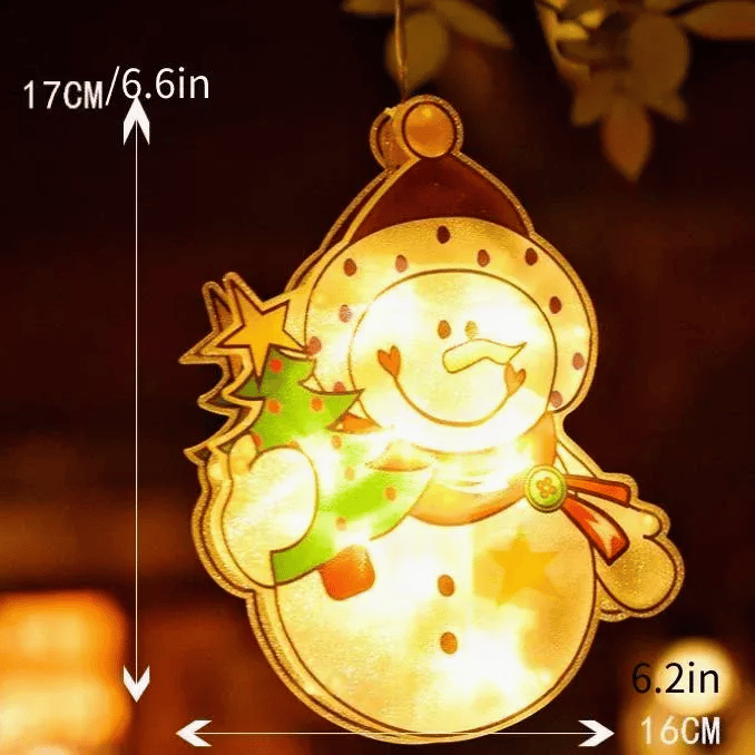 ⏳Limited-time 50% off⏰Christmas Window Hanging Lights🎄🎅