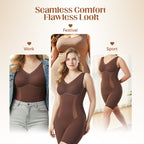 ⏳Limited-time 50% off⏰Tummy Tuck & Hip Lift Traceless One-piece Shapewear👙