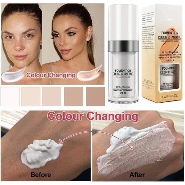 Amazing Colour Changing Mature Skin Foundation