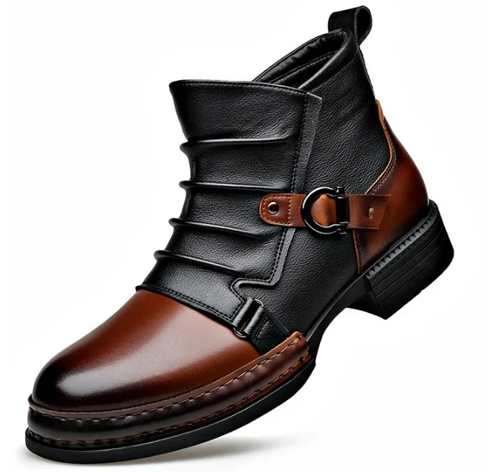 ⏳Limited-time 50% off⏰Men's Genuine Leather Ankle Boots👞
