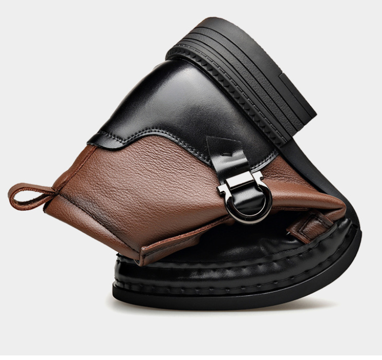 ⏳Limited-time 50% off⏰Men's Genuine Leather Ankle Boots👞