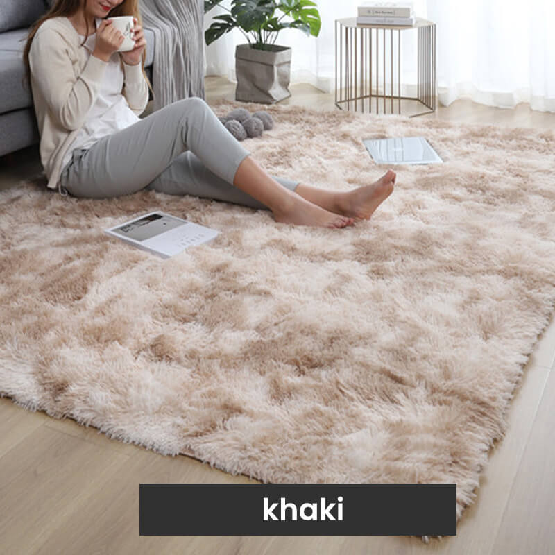 ⏳Limited-time 50% off⏰Gradient Color Plush Floor Mat🛋️