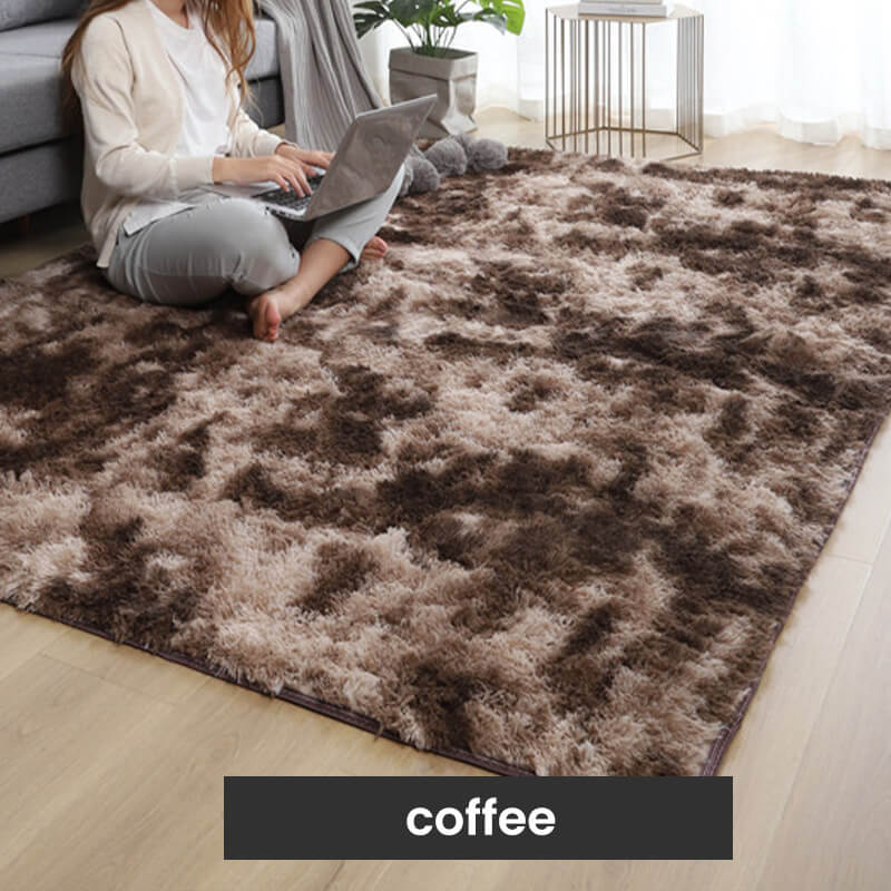 ⏳Limited-time 50% off⏰Gradient Color Plush Floor Mat🛋️