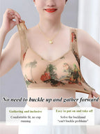 2024 New Lace Buttonless Comfortable Bra